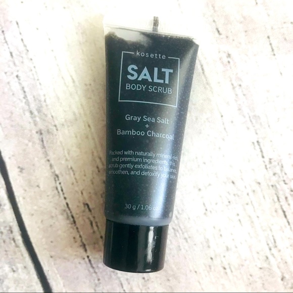 KOSETTE Gray Sea Salt Bamboo Charcoal Body Scrub - Picture 1 of 1